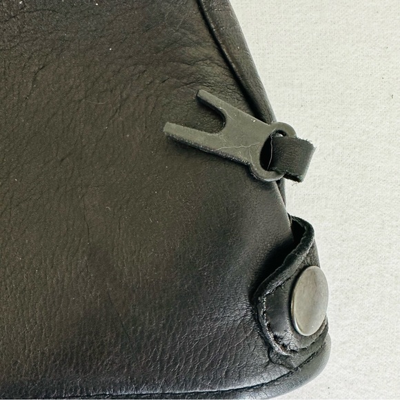 LEATHER THINSULATE Women’s Gauntlet Long Biker Moto Warm Gloves, Size L - Picture 2 of 7